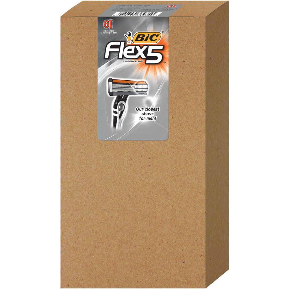 Bic Flex 5 Disposable Razors - 2 ct, Pack of 3