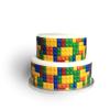 Top That Edible Decor Sheet Colourful Block Brick Border Ribbon - Perfect for Decorating Larger Cakes- Easy to Use view 1