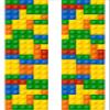 Top That Edible Decor Sheet Colourful Block Brick Border Ribbon - Perfect for Decorating Larger Cakes- Easy to Use view 2