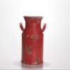 Harbor Gardens H12503RED 8.3" Old Fashioned Distressed Vintage Red Milk Can view 1