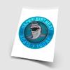 Great White Shark - Any Size (4in - 7.5in) Personalised Edible Cake Topper on Premium Icing view 2