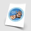 Wild African Giraffe - Any Size (4in - 7.5in) Personalised Edible Cake Topper on Premium Icing view 2
