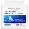 Antarctic Krill Oil 500mg by Better Nutrition Labs - Sourced from Superba Krill Found in The Pristine Waters of The Antarctic view 1