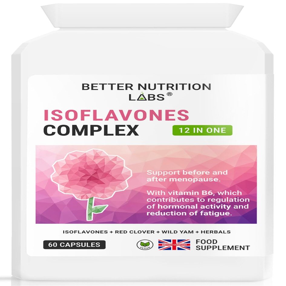 Isoflavones Complex - Natural PMS and Menopause Support by Better Nutrition Labs