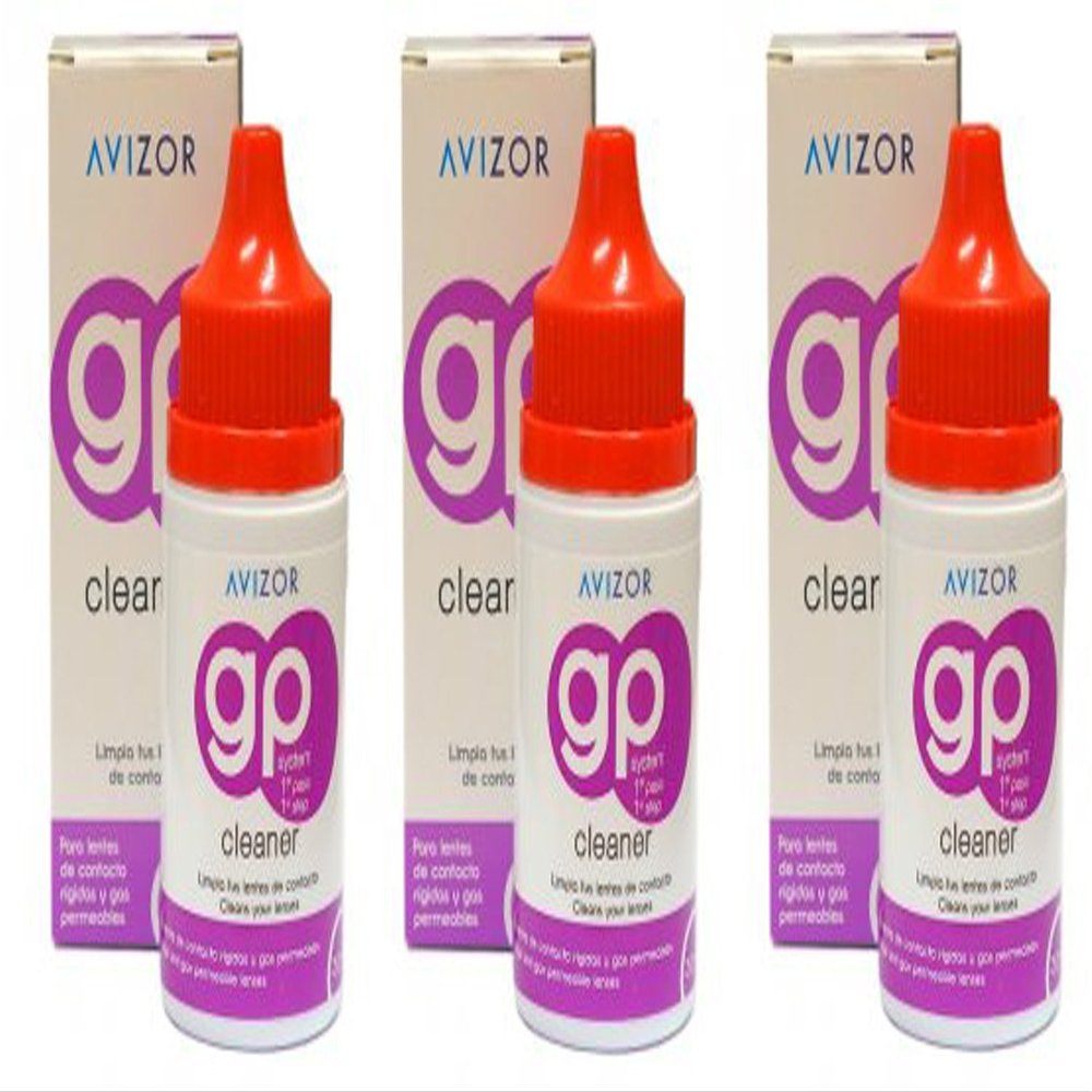 Avizor GP Gas Permeable Rigid Contact Lens Cleaner 30ml X3 Pack