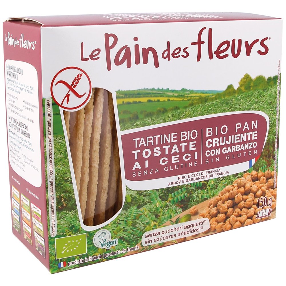Cracker Garbanzo Sin Gluten Bio 150g Le Pain des Fleurs