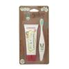 Jack N' Jill Tooth Buddy Set - Natural Certified Strawberry Toothpaste & Toothbrush for Kids, Handle & Packaging Made from Corn, Organic Fruit Flavor, Travel Essentials Set, Makes Brushing Fun view 1