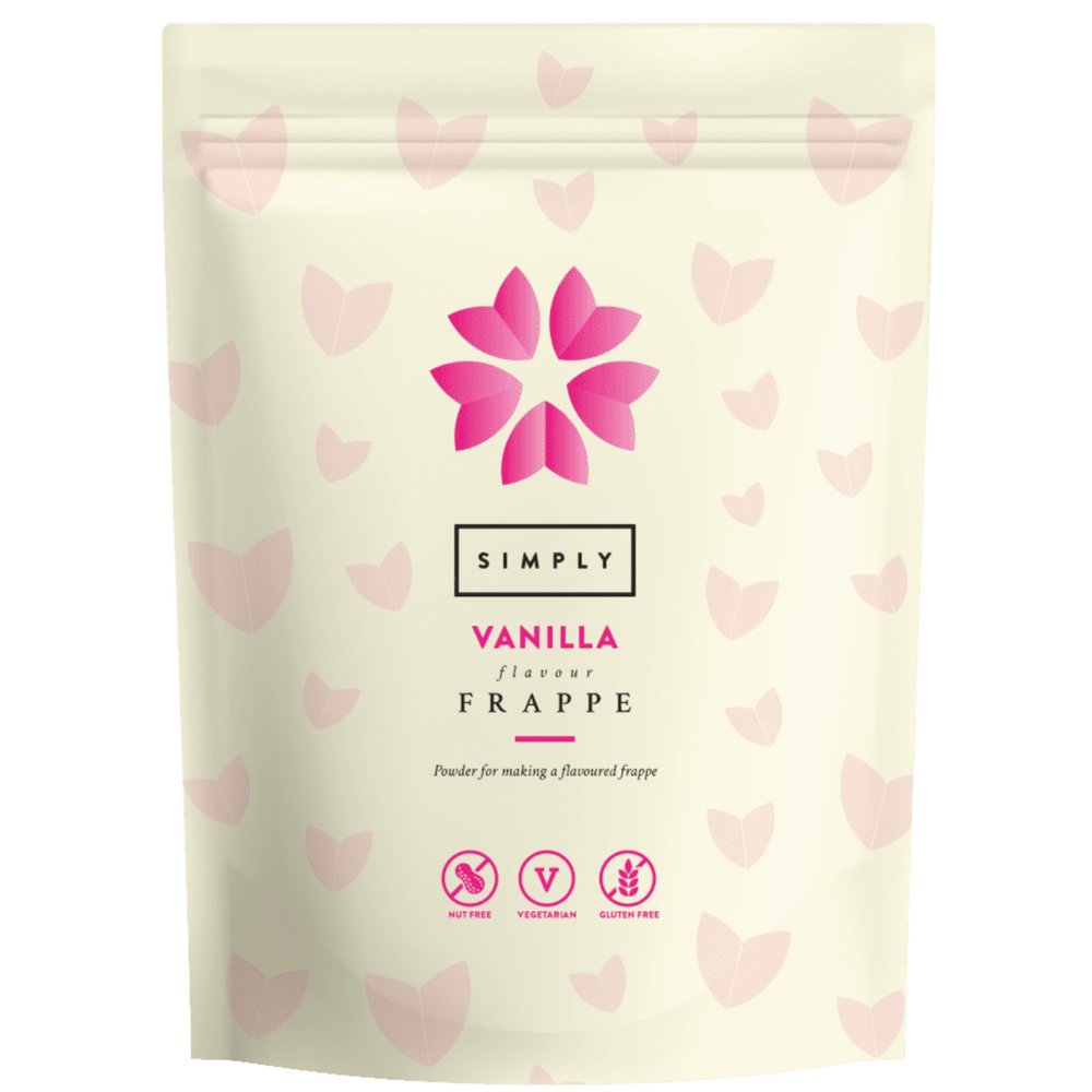 Simply Vanilla Frappe Powder, Nut Free & Gluten Free Frappe Powder for Iced Drinks (1 Kg)