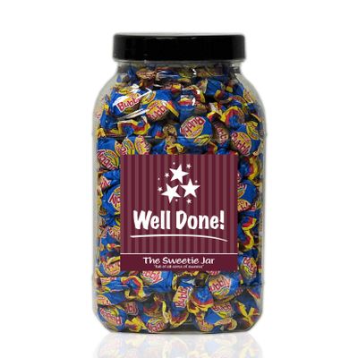 Anglo Bubbly Bubble Gum 1.5kg Sweet Jar  A Personalised Gift Jar Filled with Your Favourite Retro Sweets! (Well Done)