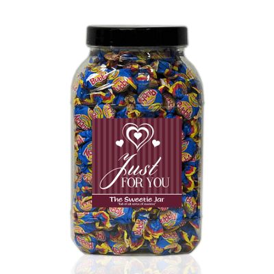 Anglo Bubbly Bubble Gum 1.5kg Sweet Jar  A Personalised Gift Jar Filled with Your Favourite Retro Sweets! (Just for You)