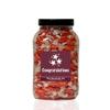 Aniseed Twist 1.8kg Large Sweet Jar  A Personalised Gift Jar Filled with Your Favourite Retro Sweets! (Congratulations)