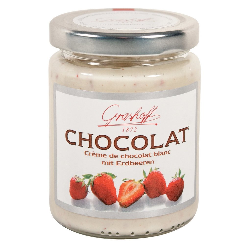 Chocolate Spread White with Strawberry 250 gr. - Grashoff 1872