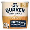 Quaker Oat So Simple Protein Golden Syrup Porridge Pots, 6 x 63 g view 1