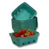 Green Molded Pulp Fiber Berry/Produce 1.5 Quart Basket (Set of 12) view 1