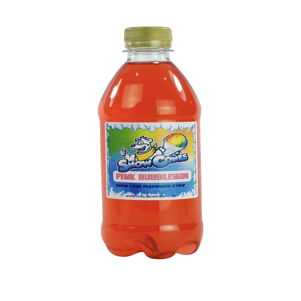 Pink Bubblegum Slush | Snow Cone Syrup | Compatible with ALL Slush Puppy Machines | Choose your Flavour