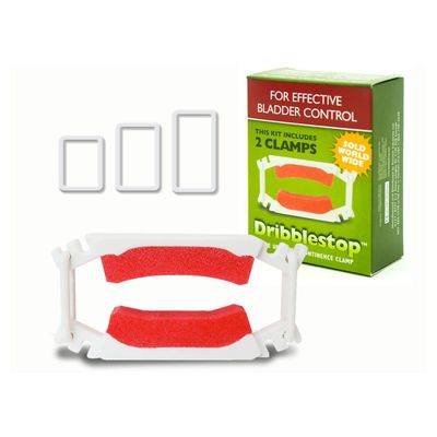 Dribblestop Male Urinary Incontinence Clamp - 2 Pack