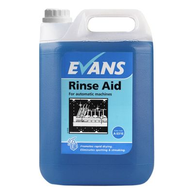 Evans Vanodine BBV085-5 Rinse Aid for Automatic Machines, 5 L