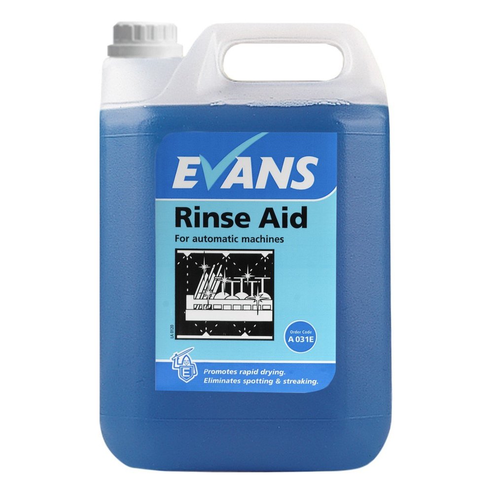Evans Vanodine BBV085-5 Rinse Aid for Automatic Machines, 5 L