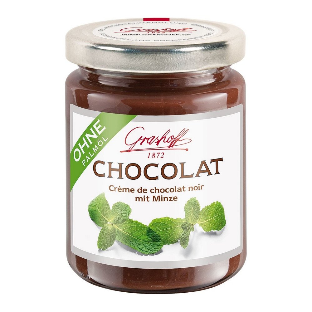 Chocolate Dark with Mint Oil 250 gr. - Grashoff 1872