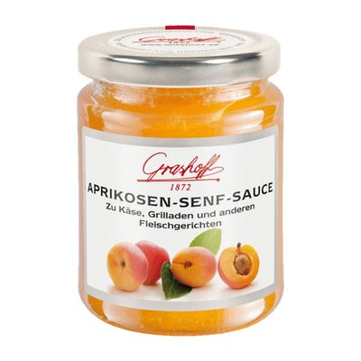 Apricot Mustard Sauce 125 gr. - Grashoff 1872