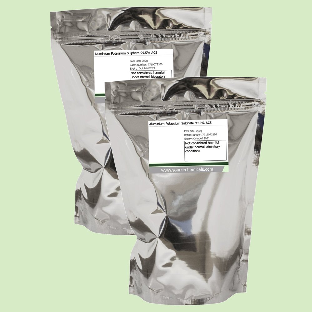 Aluminium Potassium Sulphate 2 x 250g (500g) Including Delivery