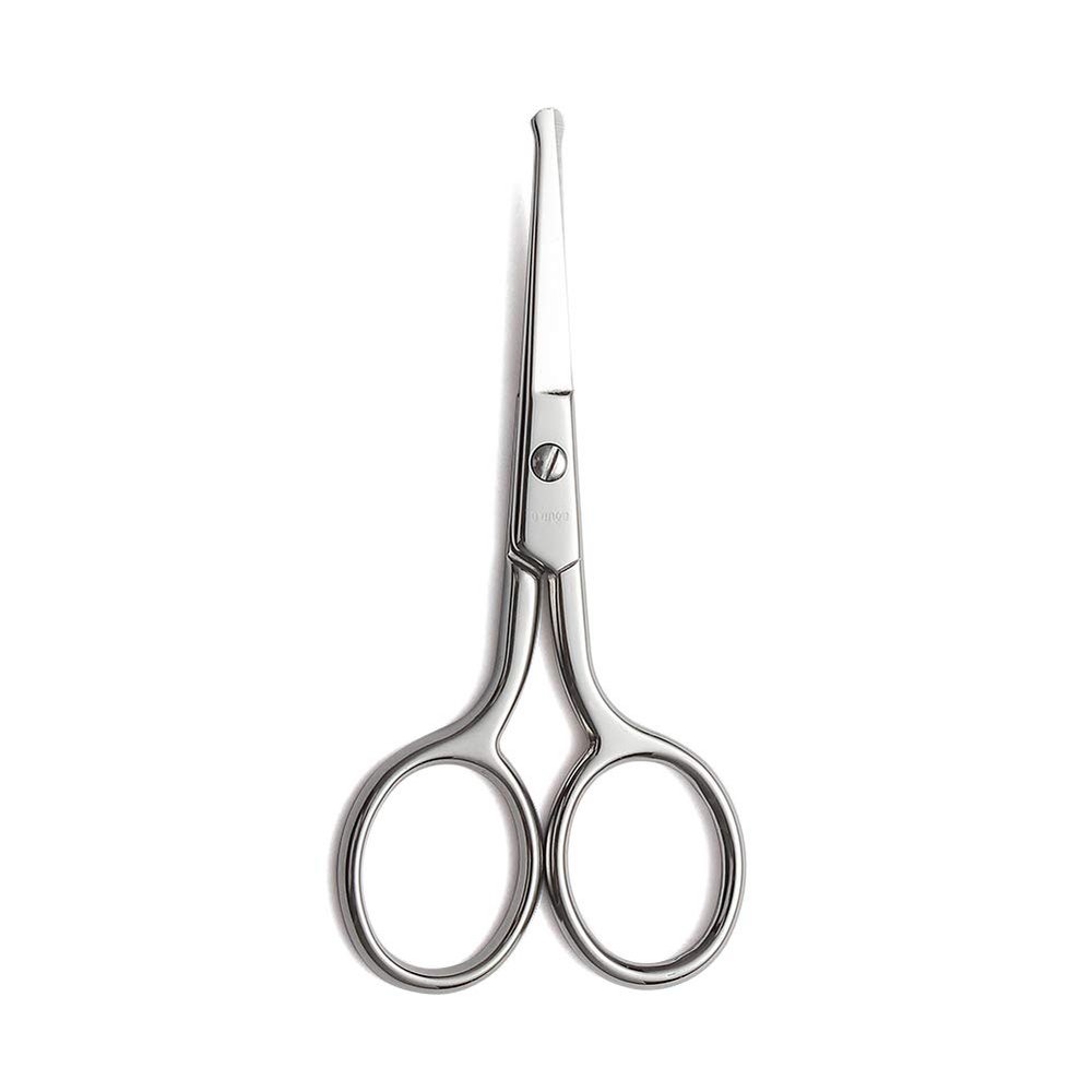 LIVINGO Premium Manicure Rounded Tip Scissors Multi-Purpose Stainless Steel Cuticle Pedicure Beauty Grooming Kit for Nail, Eyebrow, Eyelash, Dry Skin, Nasal/Nose Hair 9cm