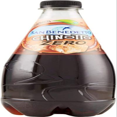 San Benedetto Chinotto Zero PET, Sugar Free (0.75 L), Lemonade and Bitter Orange, 12 Pack