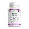 365 Biotin Hair Growth Tablets (1 Years Supply) - Vegetarian 10,000UG Vitamin B7 Supplements for Men and Women, Healthy Hair, Skin & Nails Support - UK Manufactured view 1