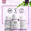 365 Biotin Hair Growth Tablets (1 Years Supply) - Vegetarian 10,000UG Vitamin B7 Supplements for Men and Women, Healthy Hair, Skin & Nails Support - UK Manufactured view 3