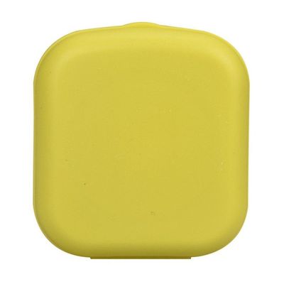 dragonaur Cute Travel Portable Mini Lens Case Kit Container Holder with Mirror (Light Yellow)