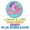Slush Syrup|Snow Cone Syrup 4 x 1000ml Bottles | Iron Bru Type|Blue Bubblegum|Lemon & Lime|Grape Flavours view 2