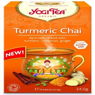Yogi Tea Turmeric Chai - Organic - 17 Bags (10 Pack Bundle)