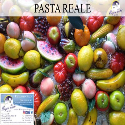 Pasta Reale Frutta Martorana 100% Sicilia Sweets and Biscuits Crafts 500 gr