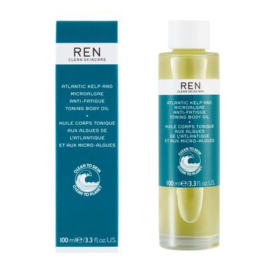 REN Clean Skincare - Atlantic Kelp and Microalgae Anti-Fatigue Body Oil 100 ml Black