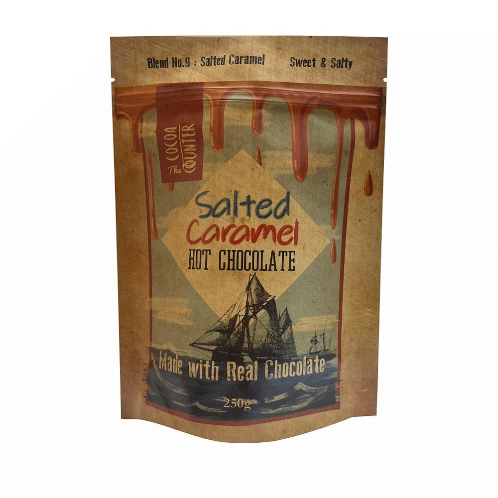 250g Salted Caramel Hot Chocolate Flakes