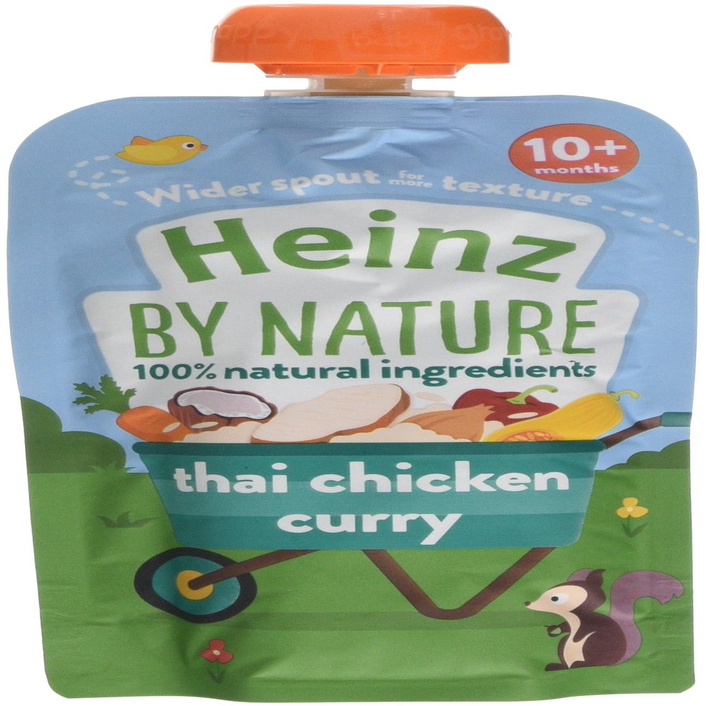 Heinz Thai Chicken Curry Meal Pouch, 180 g (Pack of 5)