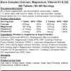 Bone Complex - 180 Tablets - Calcium, Magnesium, Vitamin D2 and K1 - Vegan view 2