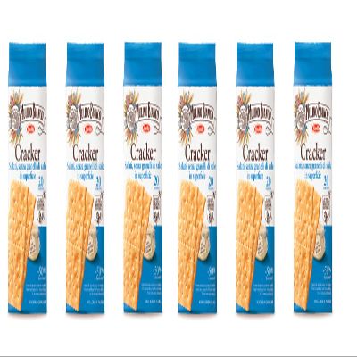 6x Mulino Bianco (Barilla) 20x Italian Crackers 500g Salt Free! Health Food!