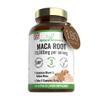180 Maca Root Capsules - (3 Months Supply) Vegan 10,000mg Maca Capsules - High Strength Peruvian Black & Yellow Maca Root - Made in The UK view 1