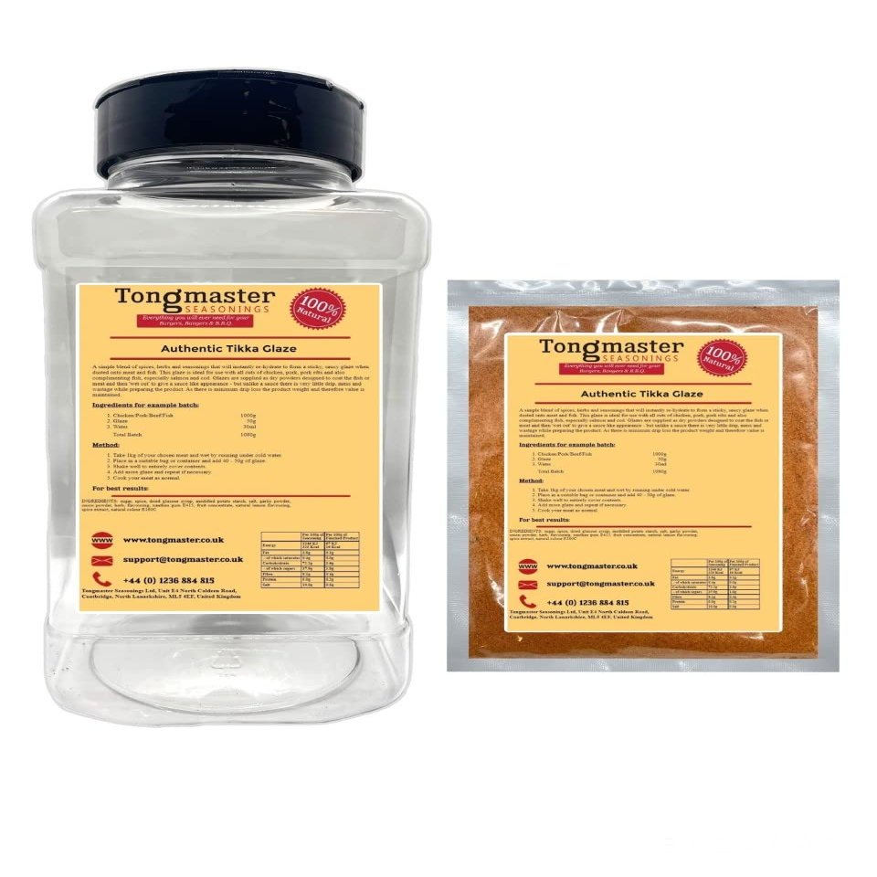 Authentic Tikka - Meat Rub - Glaze 600g Shaker Jar