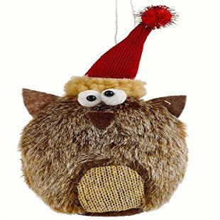 Herbalis Beany Hanging Owl with Patterned Hat