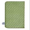 Braided Pattern Faux Leather Glasses Case 20 Colors 3 Sizes (Large, Celery) view 2