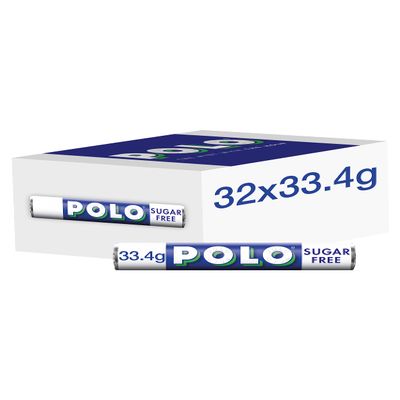 Polo Sugar Free Mints Tubes, 32 x 33.4 g