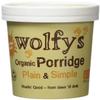 Wolfy's Organic Plain and Simple Porridge, 60 g, Pack of 6 view 1