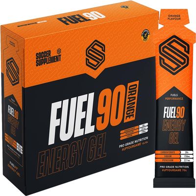FUEL90 Energy Gel by Soccer Supplement (Orange)