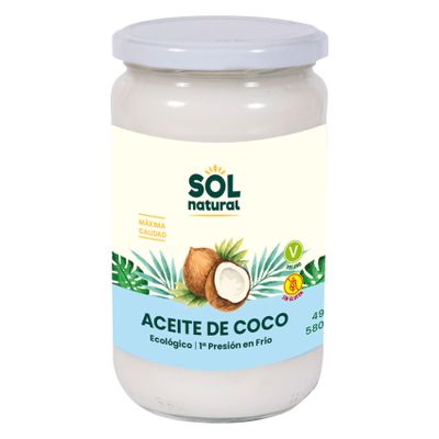 Organic Coconut Oil 1st Cold Printing 580 ml of Oil