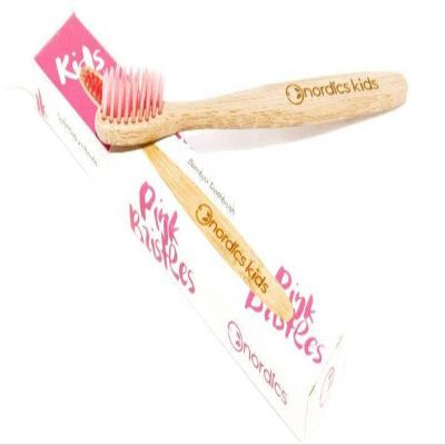 Nordics Oral Care Bambu Children's Toothbrush - Pink 100 ml
