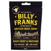 Billy Franks Gluten Free Beef Jerky - High Protein - Healthy Keto Snack - Biltong - Roast Beef & Mustard - 10 Packs x 30g view 1