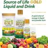 NaturesPlus Source of Life Gold Drink Mix Powder - Whole Food Multivitamin and Mineral for Energy and Immune Support - Vegetarian, Dairy and Gluten Free - 60 Servings, 540g view 4