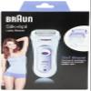 Braun Silk-pil 5 Lady Shaver, 3-in-1 Electric Shaver, Trimmer and Exfoliation System with Trimmer Cap, Wet & Dry, UK 2 Pin Plug, 5-560, Purple view 3